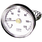 Thermomètre d'applique 0 à 120 c pvc - diff