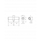 Thirard - cylindre cobra 2 + 43 x 43 mm