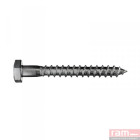 Boite de 60 tirefonds acier zingué 7x40 - 92880