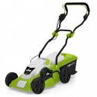 Pack vitogarden tondeuse electrique 1400w moteur induction coupe 34 cm + coupe bordure 250w tête automatique