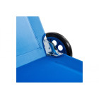 Malibu transat chaise de plage pliable + parasol intégré       bleu