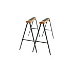 Tréteaux Portables En Acier (2 Pcs) - Max. 100 Kg/Pc