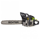 Tronçonneuse thermique à chaîne 52cc schter guide 46 cm       gris