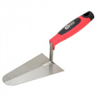 Truelle italienne ronde - lame acier - manche bi-composante - 220 mm -