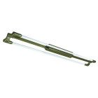 Tube fluorescent, 2x54w, en laiton antique