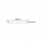 Tube linolite led S19 12 watt (eq 75 watt) - Couleur eclairage - Blanc chaud 2700°K