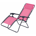 O'colors - fauteuil relax multi positions rose - structure pliable