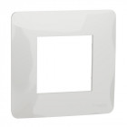 Unica studio - plaque de finition - blanc - 1 poste (nu200218)