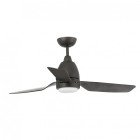 Ventilateur de plafond avec lumière marron fogo