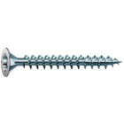 Vis à bois aggloméré tête fraisée empreinte torx acier zingué blanc entièrement filetées wirox, ø 3 mm, longueur 25 mm, boîte de