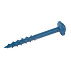 Vis Blue-Kote™ pour trous borgnes, tête à rondelle, pas gros - 100 vis, N° 8 x 1-1/2"