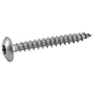 Vis à bois tête cylindrique large 6 lobes pour penture inox A4 - 6 x 40 mm - ACTON - 643106X40