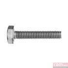 Boite de 100 vis à métaux tête hexagonale 5x30 mm - 95956