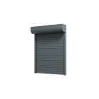 Volet roulant aluminium radio prêt à poser et préréglé gris h.110 x l.100