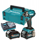 Visseuse à chocs 40V XGT 210 Nm - MAKITA - avec 2 batteries 2,0 Ah, chargeur - MAKPAC - TD003GA201