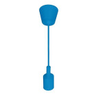 Suspension câble bleu (1m) e27 ip20 max 60w