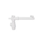 Wirquin - 010791 - siphon avec tubulure et prise machine à laver pour évier 2 bacs