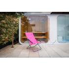 Fauteuil loggia 4 positions rose - o'colors