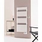 Sèche-serviettes concerto 2 blanc électrique 1740x606 1200 watts thermostat à radiofréquence réf xog060a25010002