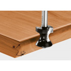 Fraise à moulurer et chanfreiner hw avec queue de 8mm festool hw s8 d17,5/r6/15° - 491134