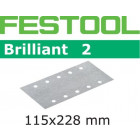 Abrasifs festool stf 115x228 p100 br2 - boite de 100 - 492825