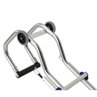 Pack echelles de toit pas 250 mm haut. 6.1 m avec 1 crochet de faîtage - evoklip