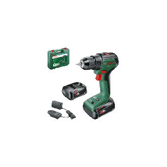 Perceuse visseuse universal drill bosch 18v-60 - 2x 2,0ah - al 18v-20 - 06039d7002