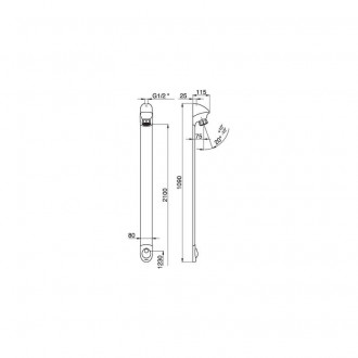 Robinet simple presto dl 400 se applique