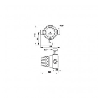 Mitigeur prestotherm 90 l Mitigeur prestotherm 90 l