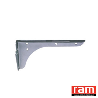 Kit 2 consoles lavabo L21 acier zingué - 135601