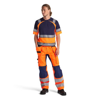 Pantalon artisan haute-visibilité stretch avec poches flottantes 15521811 - Couleur et taille au choix