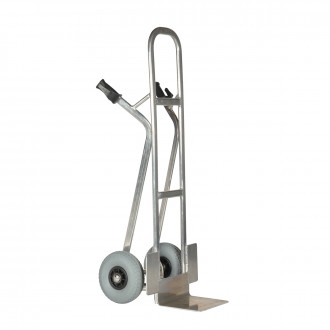 Diable alu haute résistance capacité de charge 350 kg roue anti crevaison 500 x 505 x 1380 mm Matador