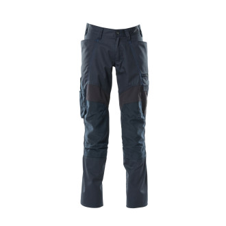 Pantalon de travail avec poches genouillères MASCOT Accelerate - 18579-442-Bleu marine-90-56