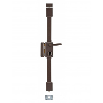 Thirard - boîtier de serrure beluga cp marron à fouillot 75 x 130 mm gauche