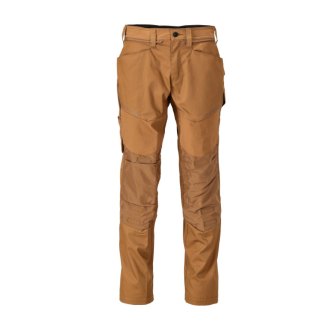 Pantalon de travail avec poches genouillères MASCOT Customized - 22479-230-41-82-Noisette