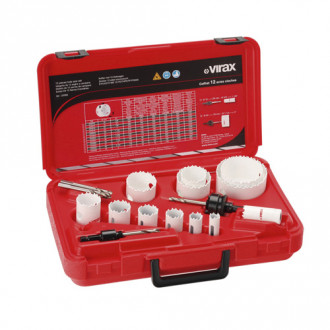 Coffret complet de 12 scies cloches Virax