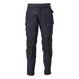 Pantalon de travail avec poches genouillères MASCOT Customized - 22379-311-Bleu marine-48-76
