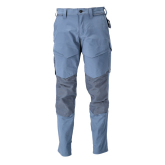 Pantalon de travail avec poches genouillères MASCOT Customized - 22379-311/2-Bleu gris-54-90