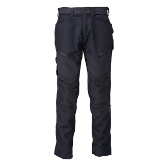 Pantalon de travail avec poches genouillères MASCOT Customized - 22479-230-Bleu marine-82-46