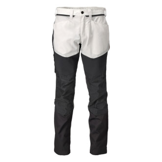 Pantalon de travail avec poches genouillères MASCOT Customized - 22479-230-Blanc gris-82-36