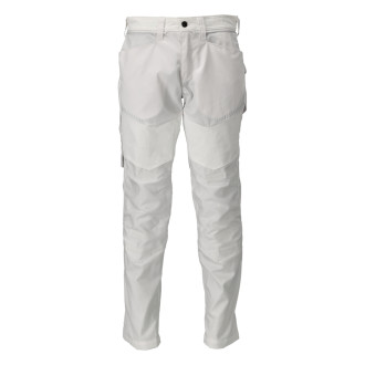 Pantalon de travail avec poches genouillères MASCOT Customized - 22479-230-Blanc-90-54