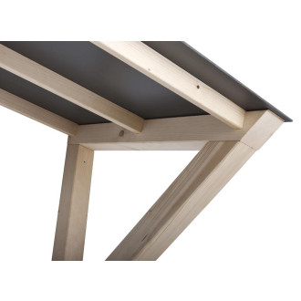 Auvent porte d'entrée moderne inkline