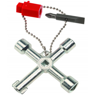 Clé en croix universelle électrique 6 empreintes Virax