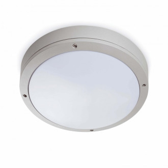 Plafonnier de jardin gris yen 1 ampoule