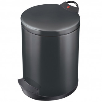 Hailo poubelle à pédale t2 taille m 11 l noir 0513-829