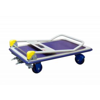 Chariot dossier repliable Prestar® avec frein plateau tôle antidérapant 300 kg - 805006997