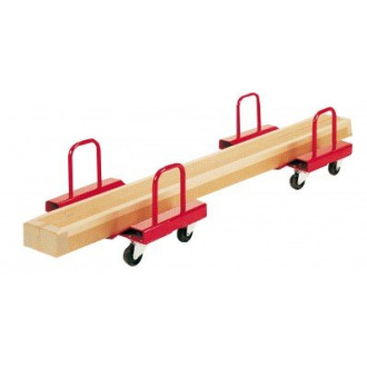 Chariot pour charges longues 1000 kg - Avec ou sans ranchers amovibles