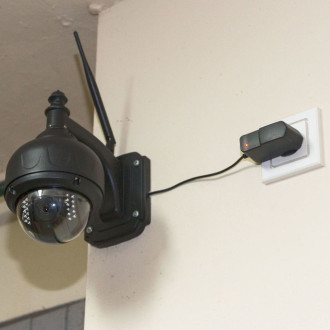 Kerbl caméra ip ipcam 360° hd 720p noir 10811
