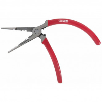 Ks tools pince à sertir 5-en-1 avec poignée courbée 10-22 awg 115.1238