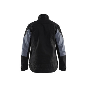 Veste retardant-flamme femme Noir/Gris-Clair 40711516 - Taille au choix